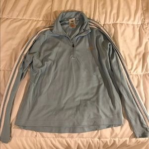 Adidas baby blue jacket!